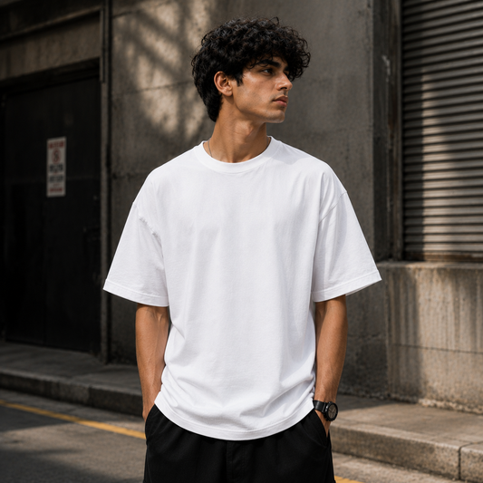 Risk Takers Graphic Oversized White T-Shirt | Urban Streetwear Tee