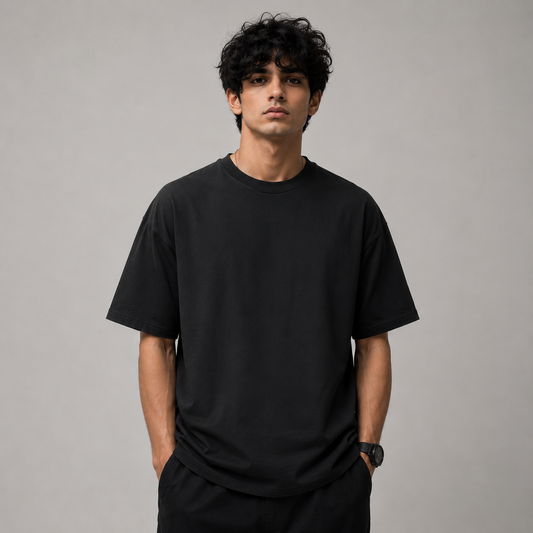 Gear 5 Anime Inspired Oversized Black T-Shirt | Premium Streetwear Tee