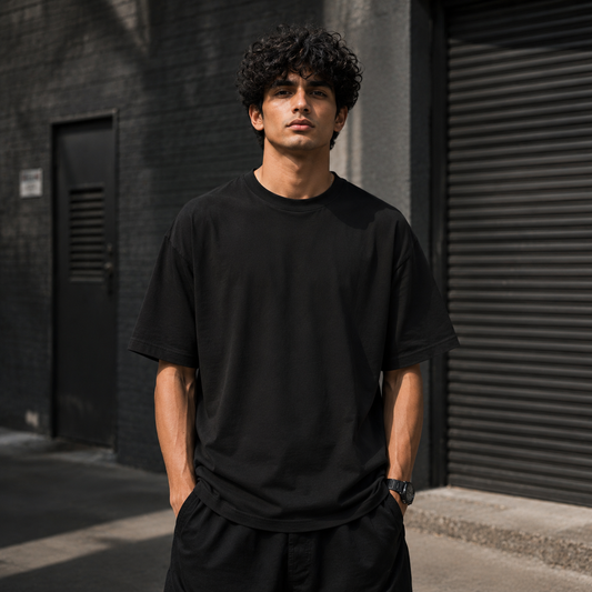 Summer Vibes Graffiti Oversized Black T-Shirt | Premium Streetwear Tee
