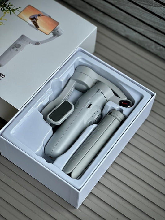 3-Axis Smartphone Gimbal Stabilizer with Tripod & Magnetic Phone Clamp