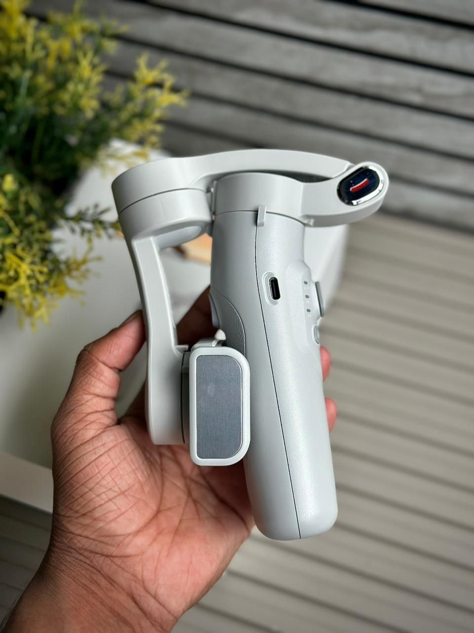 3-Axis Smartphone Gimbal Stabilizer with Tripod & Magnetic Phone Clamp