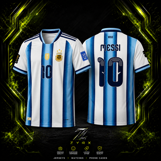 Argentina Home Jersey #10 Messi