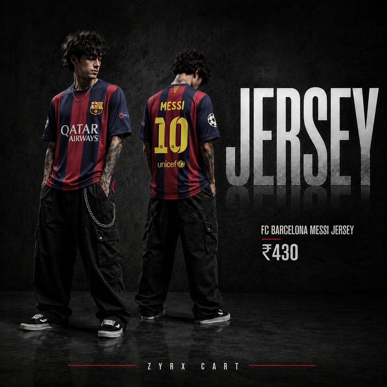 FC Barcelona Messi #10 Retro Jersey – Premium Fan Edition